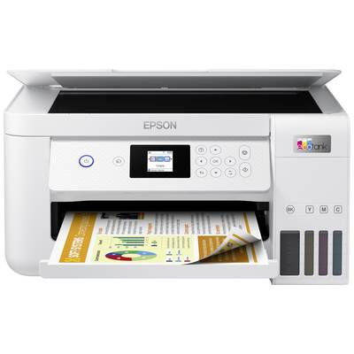 Epson EcoTank ET-2856 Multifunction printer Inkjet Colour A4 Printer, scanner, copier Duplex, Ink tank system, USB, Wi-Fi