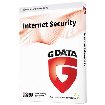 G-Data Internet Security Full version, 3 licences Windows, Mac OS, Android, iOS Antivirus, Security